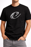 Playera corte FIT Negra 100% Algodón