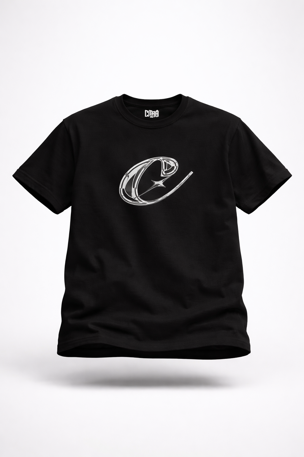 Playera corte FIT Negra 100% Algodón
