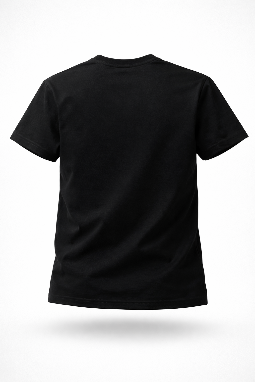 Playera corte FIT Negra 100% Algodón