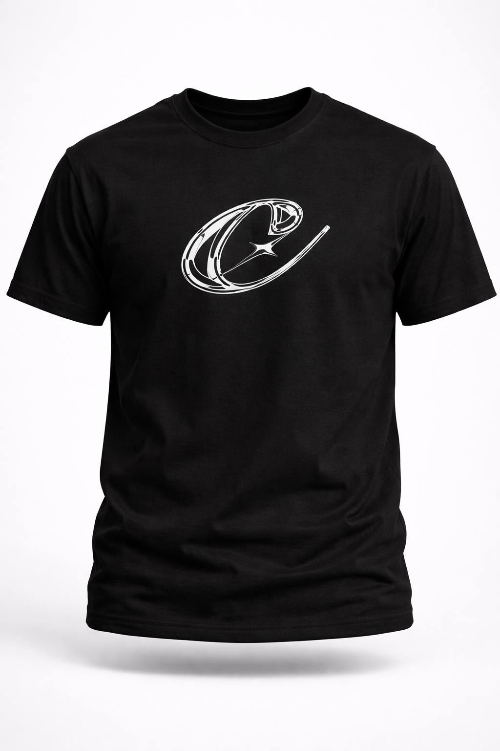 Playera corte FIT Negra 100% Algodón